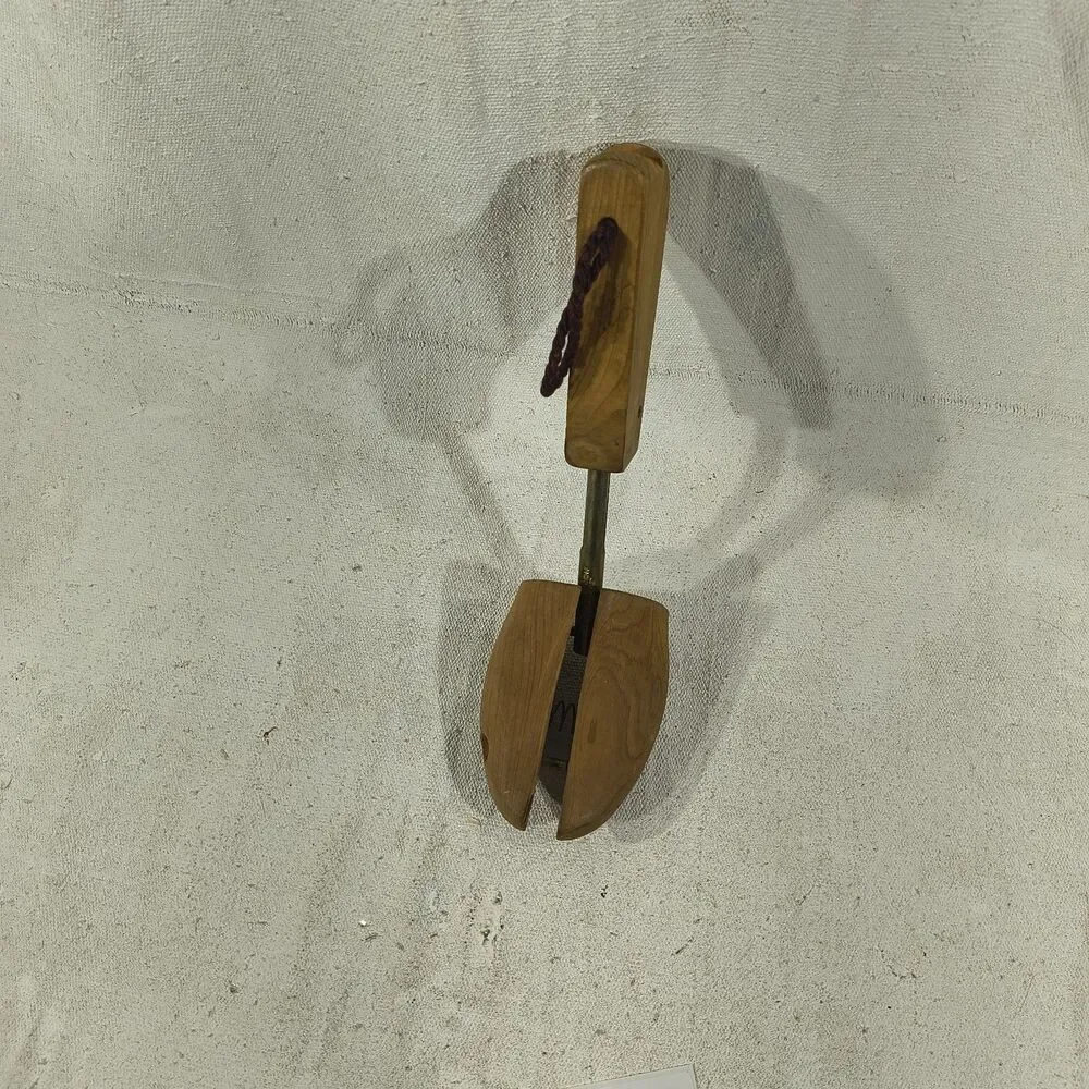 Vintage Rochester Size small wooden spring shoe tree 12 X 3 X 2